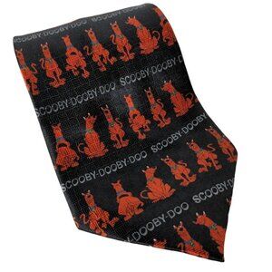 Scooby Doo Necktie Silk 2001 Vintage
